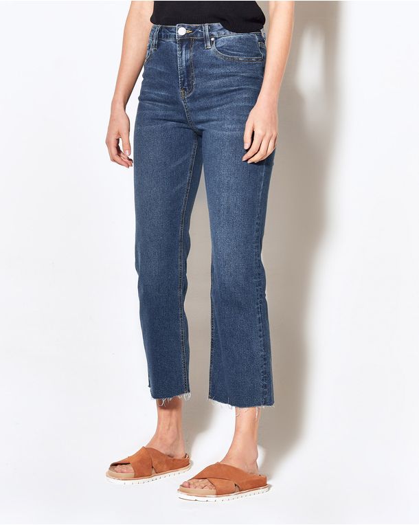 Jean Comfort Straight Mom - Navy | Historial de Precios