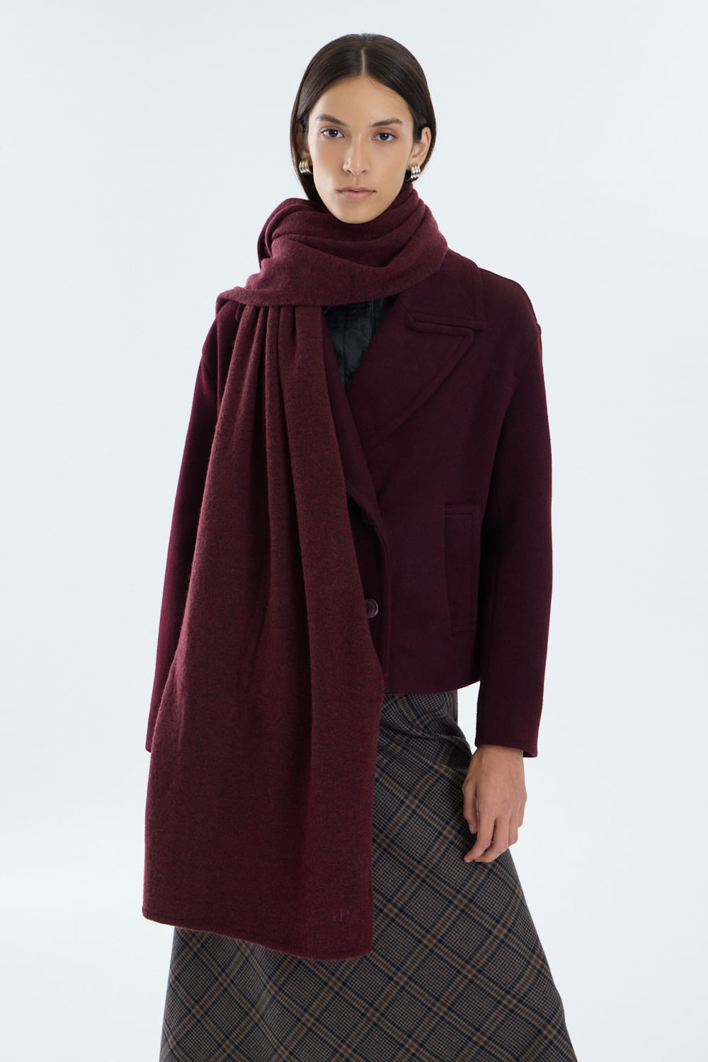 Bufanda knit wool