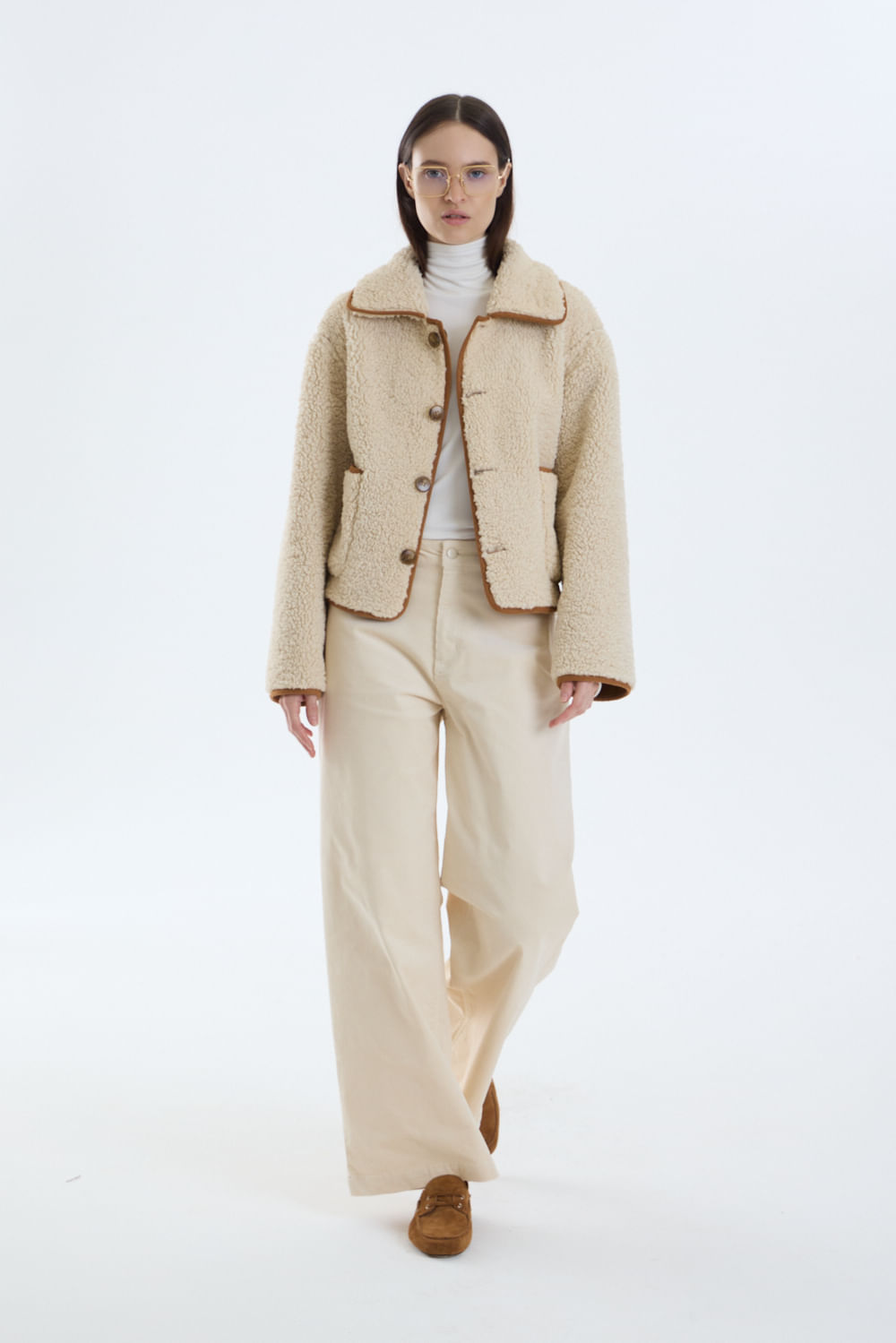 Pantalón wide leg corderoy mark
