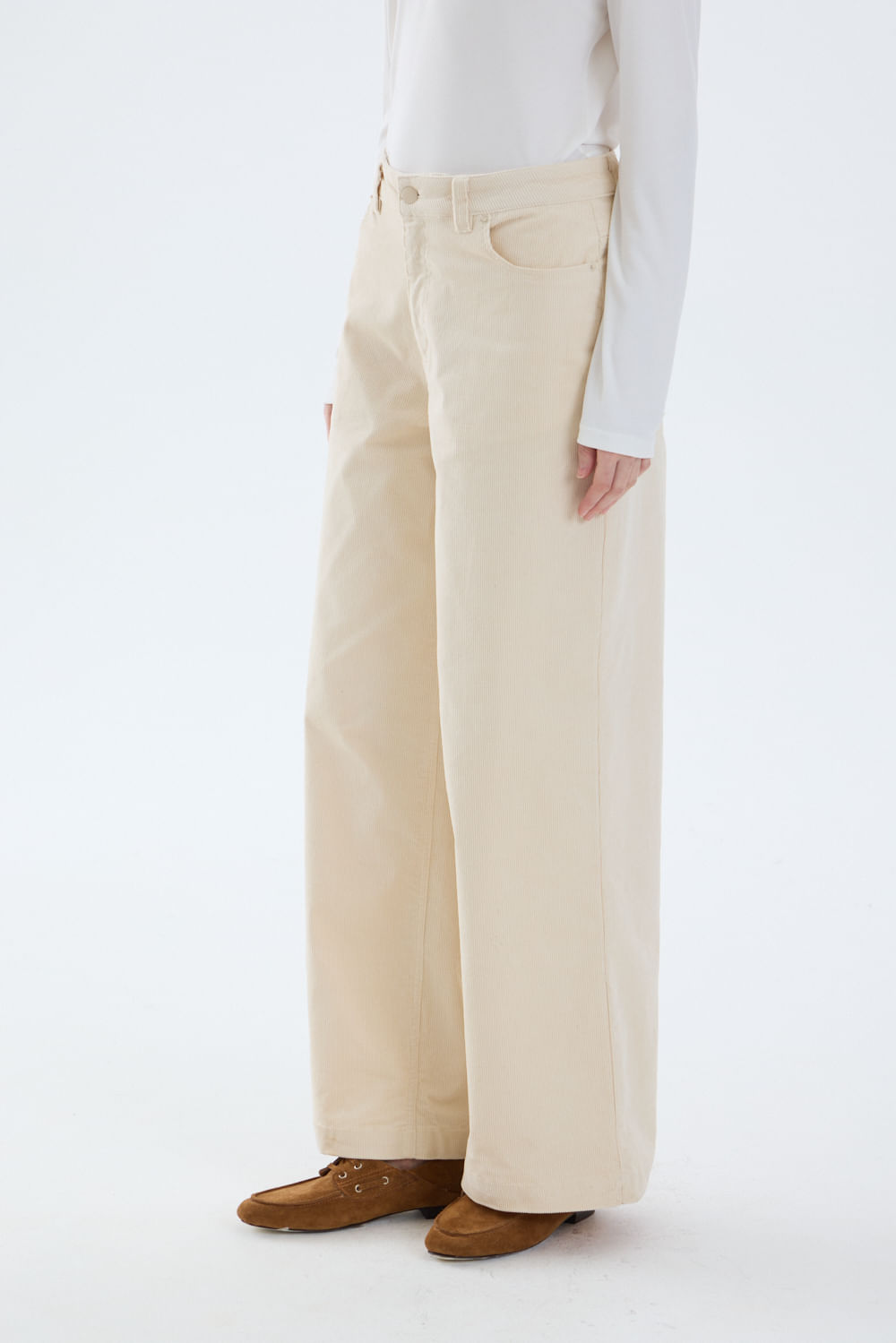Pantalón wide leg corderoy mark — imagen 4