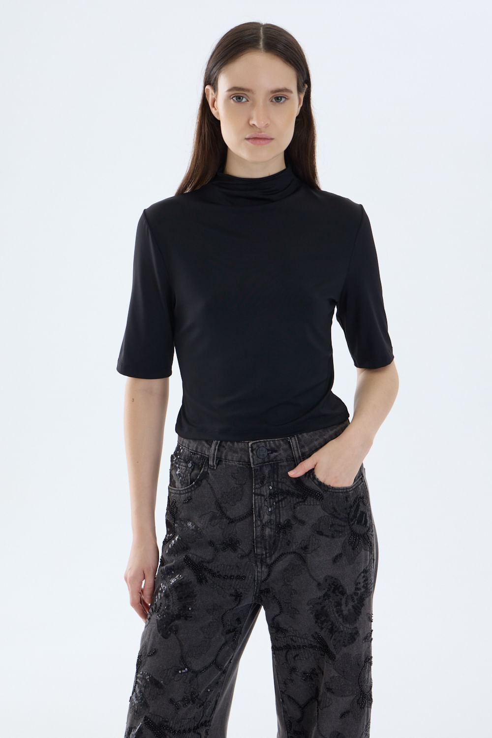 Remera 1/2 polera french Portsaidsaa — imagen 2