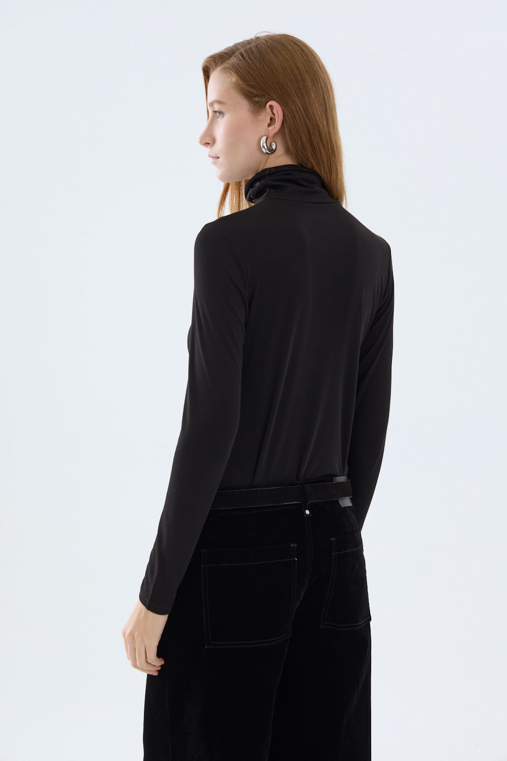 Polera ribb gamuzado Aspen — imagen 4