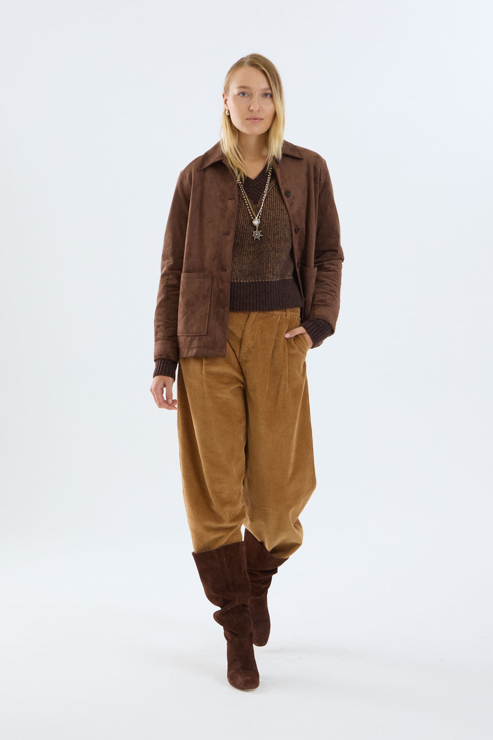 Jacket suede vivienne
