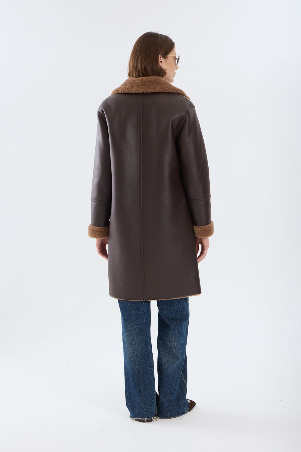 Abrigo long teddy wild Portsaidsaa — imagen 4