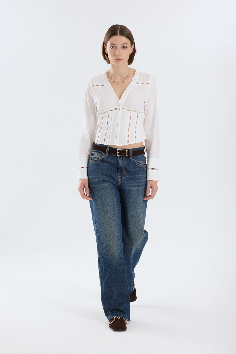 Camisa corset nazare