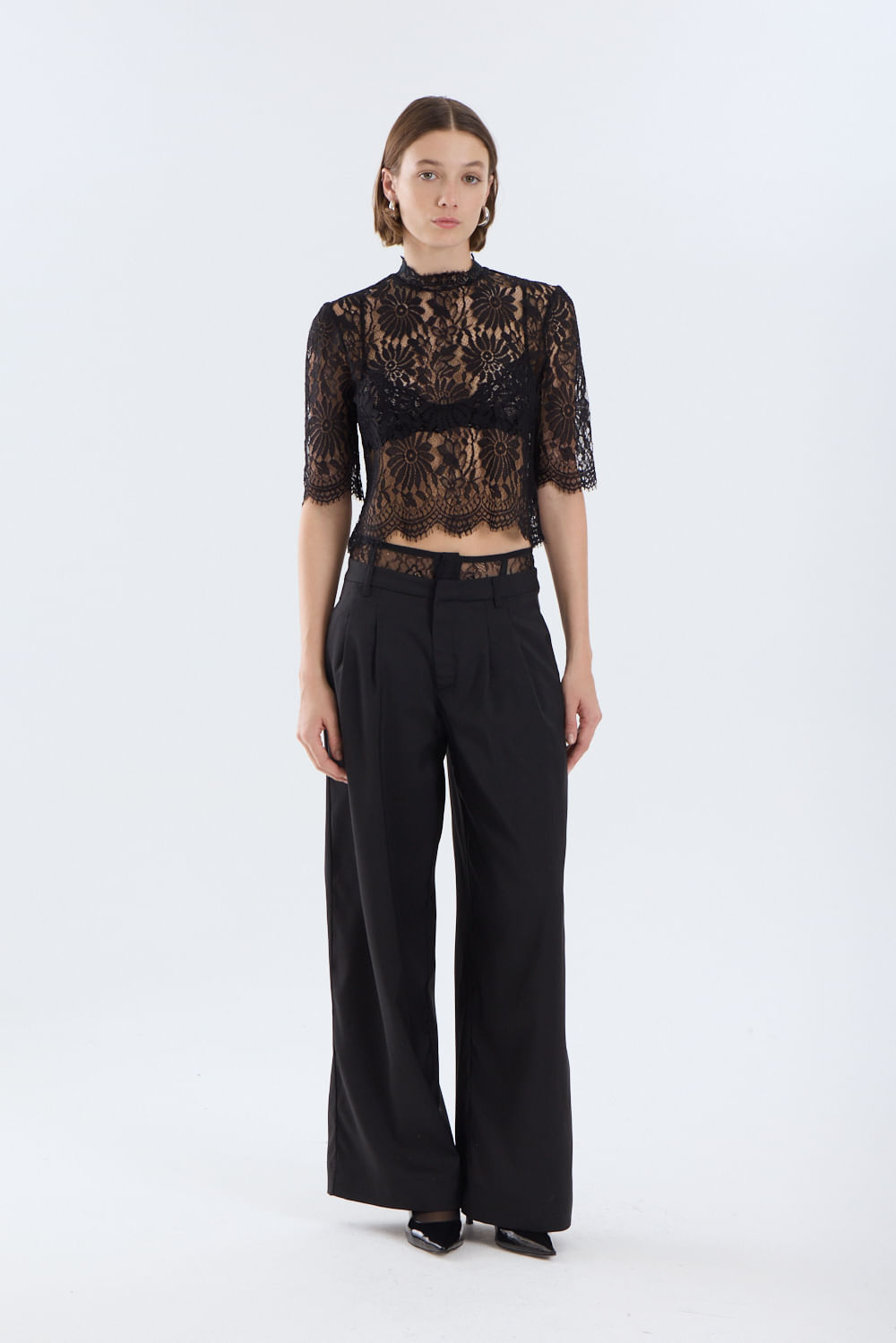 Pantalon sastrero encaje right de Portsaidsaa
