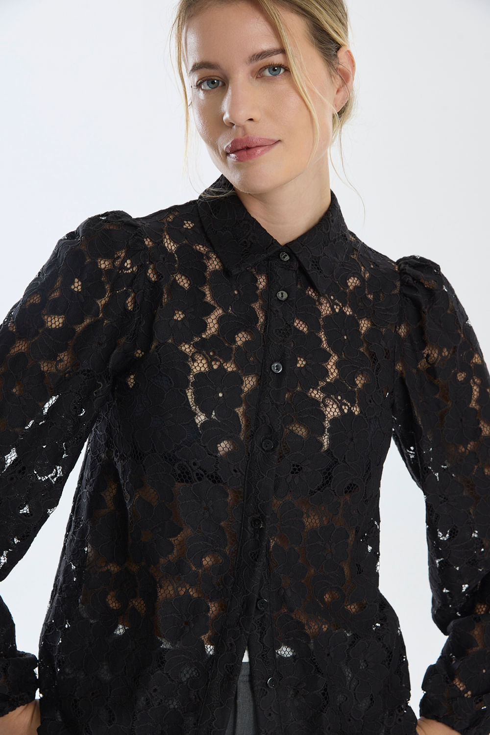 Camisa guipiure bloom — imagen 3