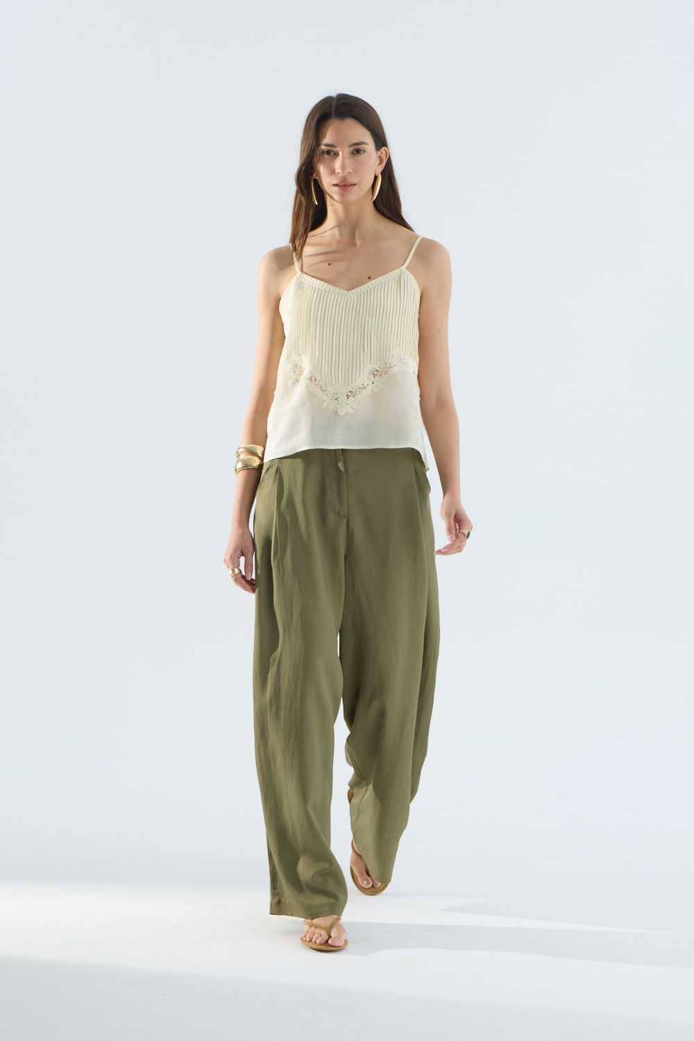 Pantalón tencel lino Joe de Portsaidsaa