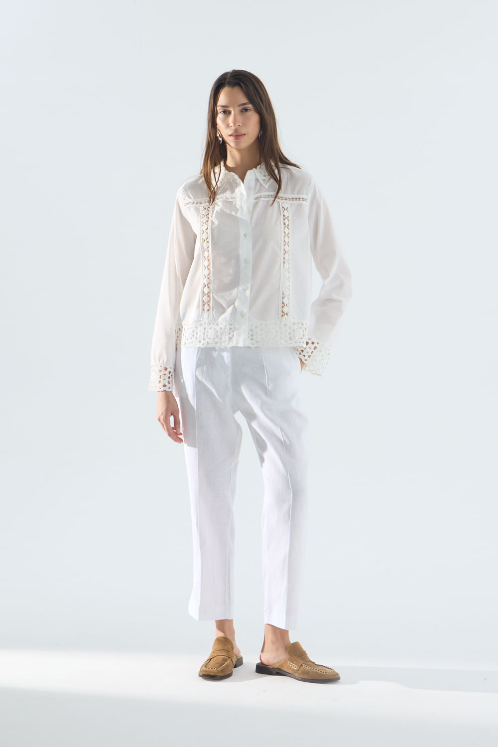 Pantalón slim lino Bowie de Portsaidsaa