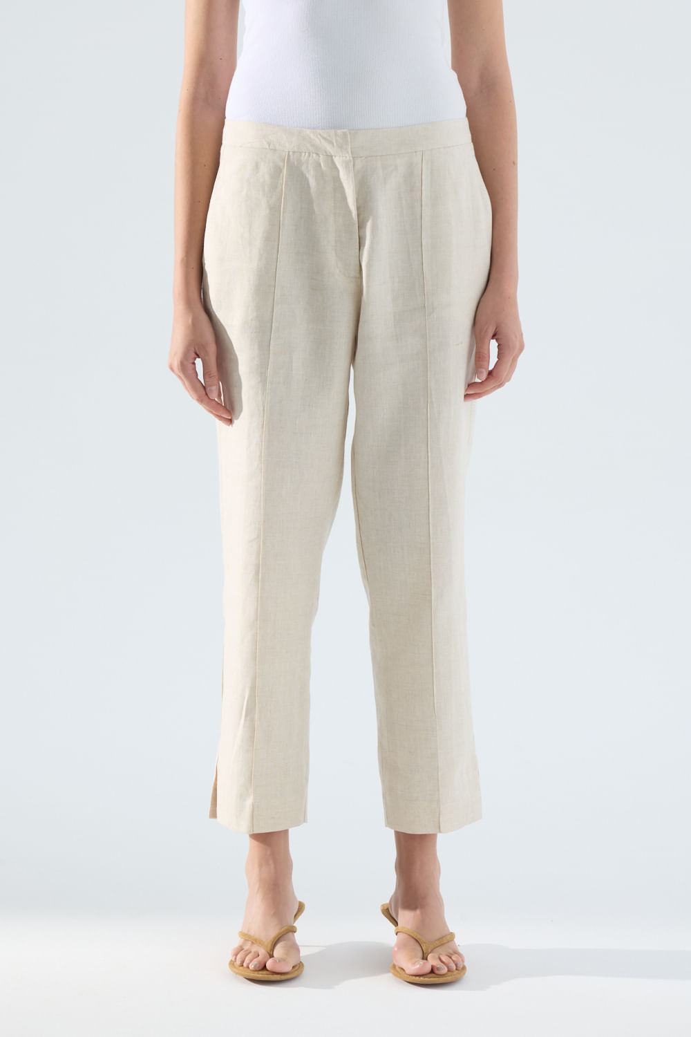 Pantalón slim lino Bowie de Portsaidsaa — imagen 2