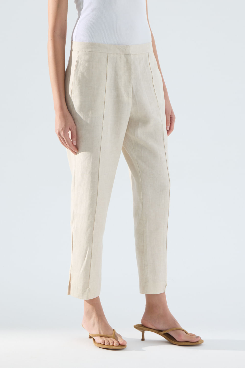 Pantalón slim lino Bowie de Portsaidsaa — imagen 3