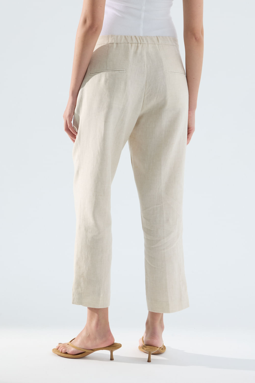Pantalón slim lino Bowie de Portsaidsaa — imagen 4