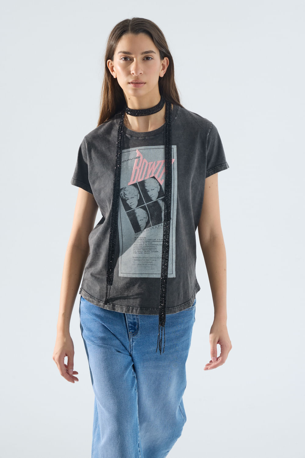 Remera M-C Washed Bowie de Portsaidsaa