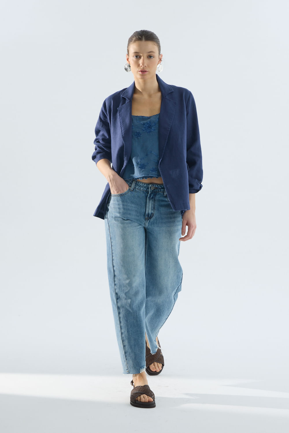 Blazer lino Rose's de Portsaidsaa