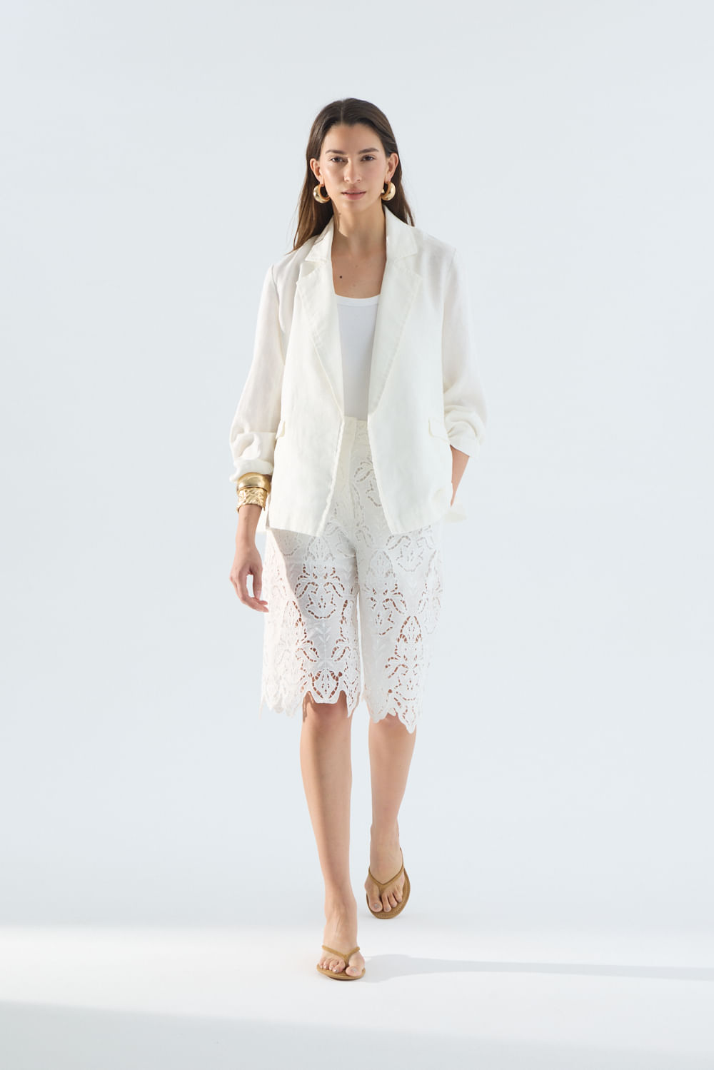 Blazer lino Rose's de Portsaidsaa — imagen 2