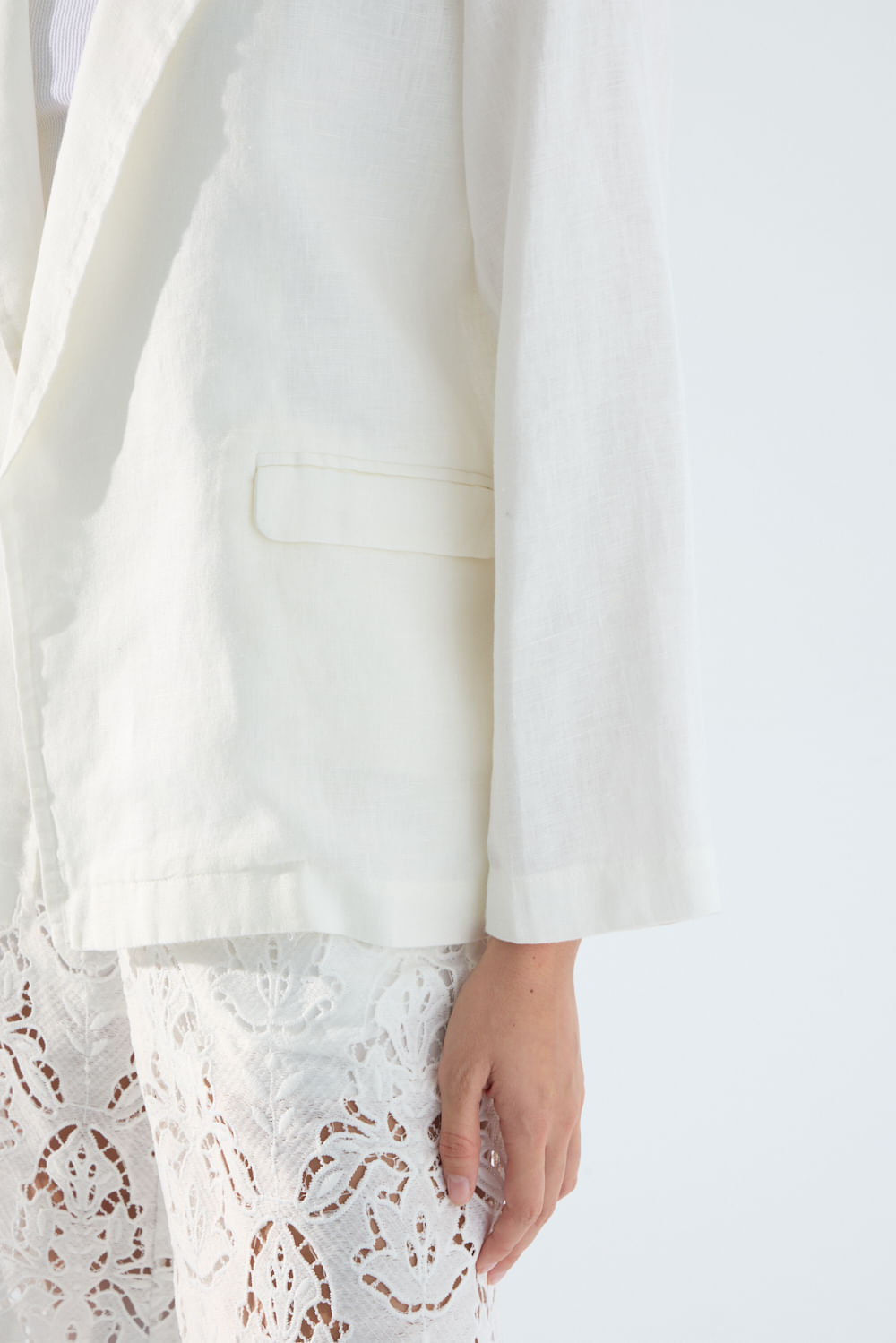 Blazer lino Rose's de Portsaidsaa — imagen 6