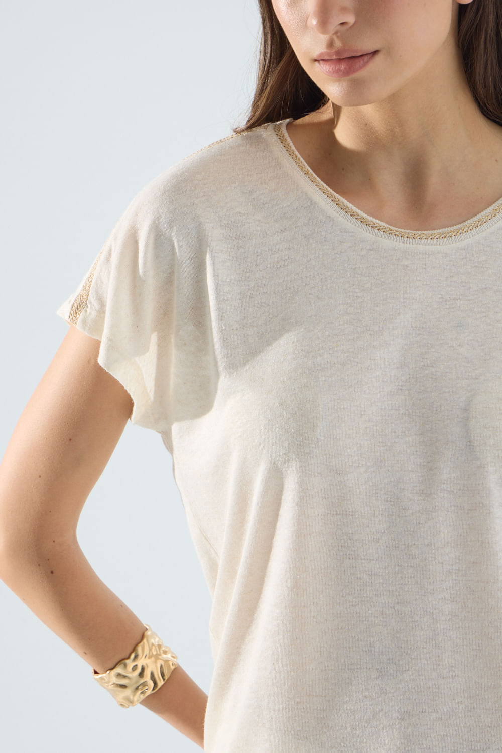 Remera con lurex Louisa Portsaidsaa — imagen 3