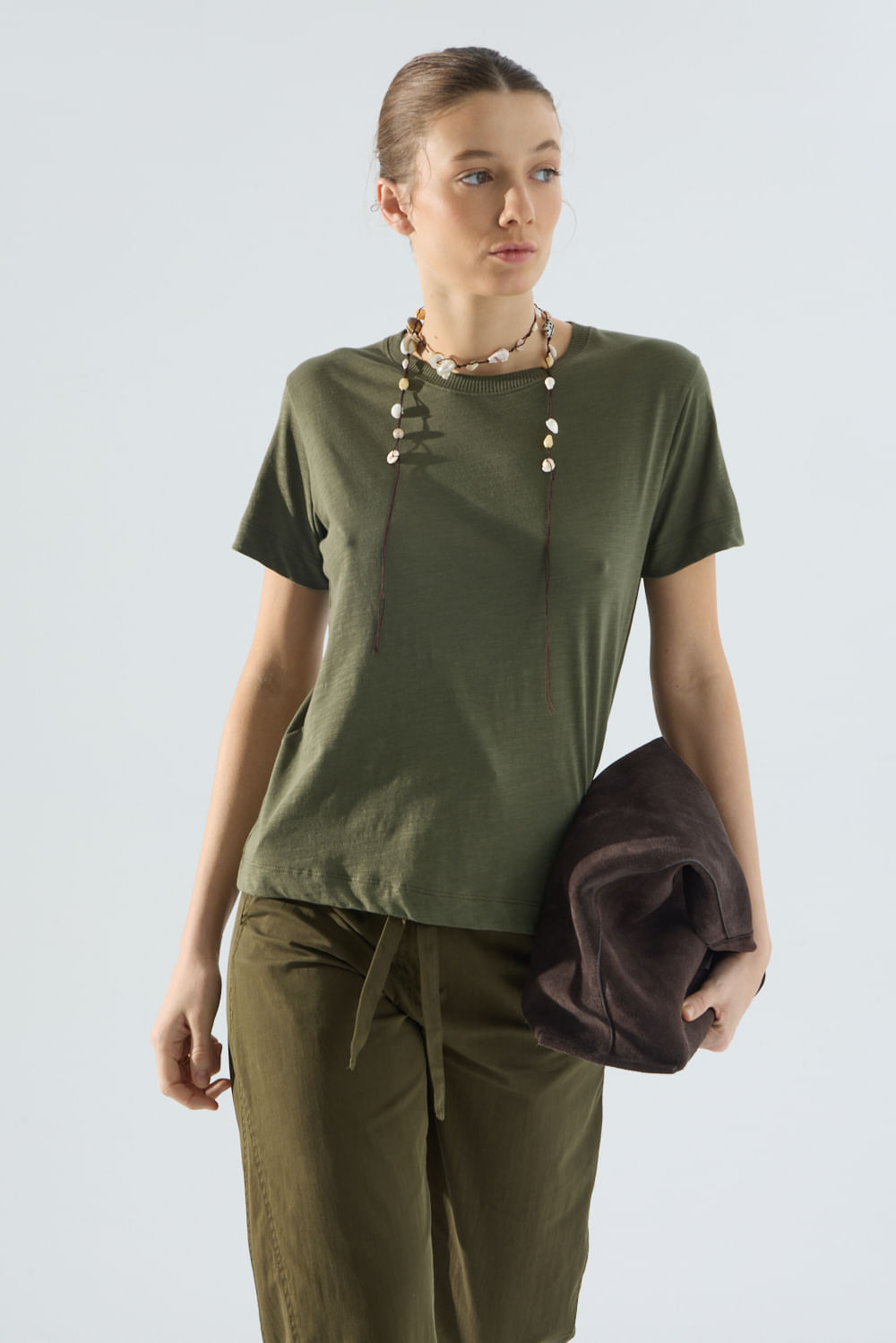 Remera basic escote redondo de Portsaidsaa — imagen 2