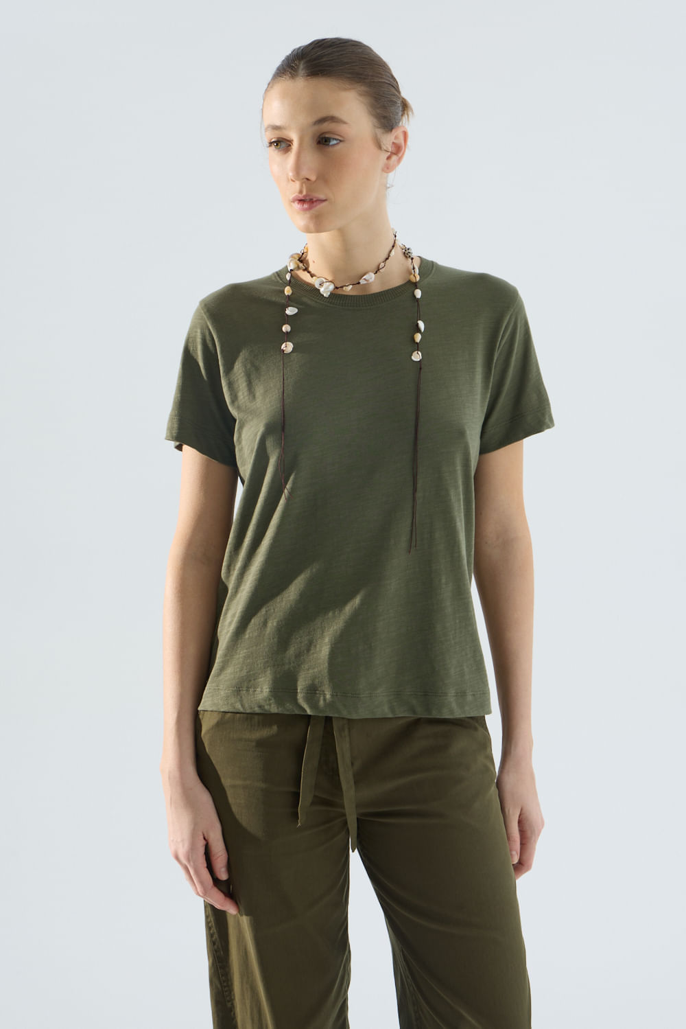 Remera basic escote redondo de Portsaidsaa — imagen 4