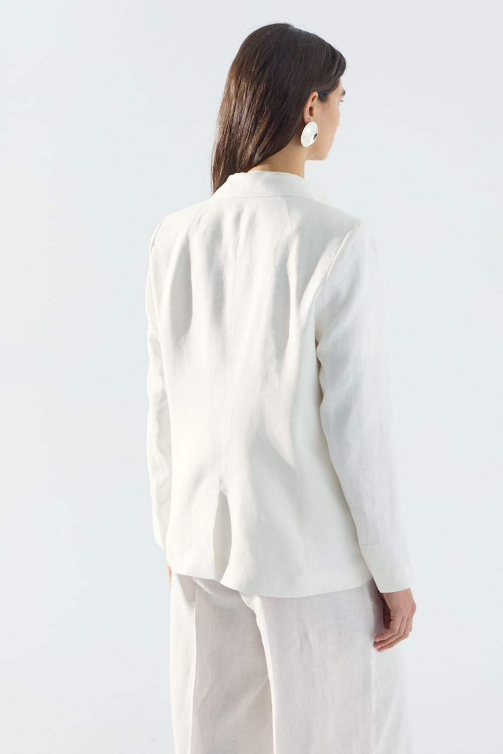 Blazer Lino Bowie de Portsaidsaa — imagen 4