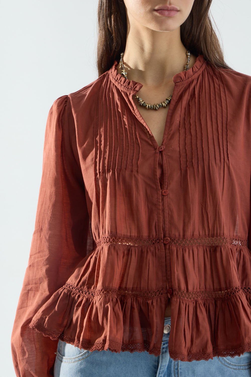 Camisa romantic ana — imagen 3