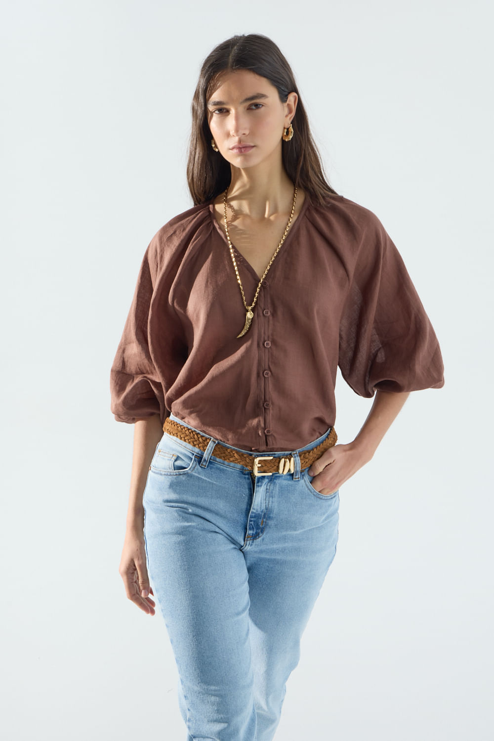 Camisa manga larga Ohnest Ramio Menorca — imagen 2