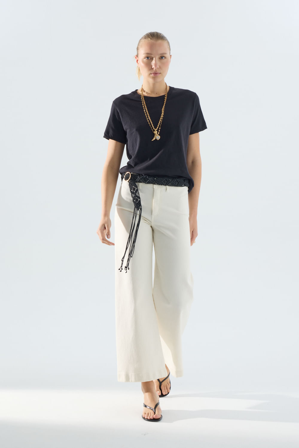 Remera basic escote redondo Portsaidsaa