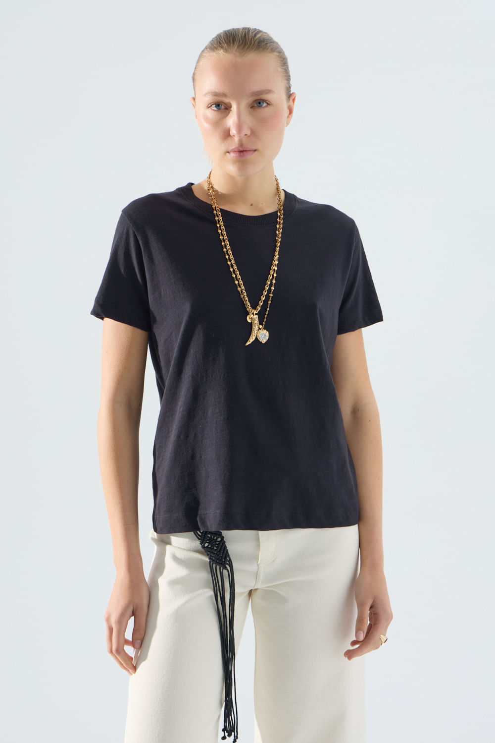 Remera basic escote redondo Portsaidsaa — imagen 2